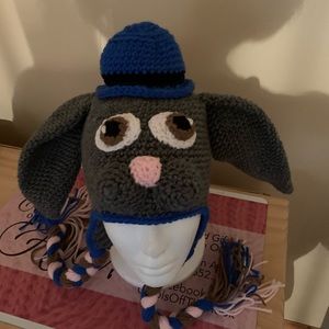 Easter bunny hat hand crocheted